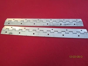 PIANO HINGE ALUMINUM PREDRILLED1.5" x 12  " - Foto 1 di 4