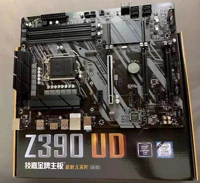 Gigabyte Z390 D Motherboard Intel Z390 LGA 1151 4 x DDR4 M.2 ATX HDMI PS/2 RJ-45 - Image 1 of 3