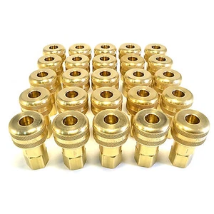 25pc Foster Quick Connect 1/4" Female NPT Air Hose Coupler Milton M Fittings 755 - Picture 1 of 7