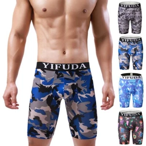 Para hombres Pantalones Cortos Elásticos Camuflados Trajes de Baño Prendas Informales Calce Ajustado Medio Pantalones Sexy Boxers - Imagen 1 de 52