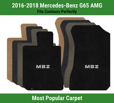 Alfombrillas delanteras Lloyd Ultimat para Mercedes-Benz G65 AMG '16-18 con apliques MBZ Foto 1 de 4