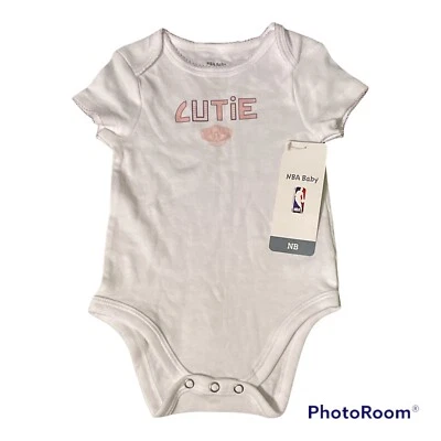 NBA Bebé Infante Niñas Cutie New Orleans Pelicans Una Pieza Talla 3-6 Meses Nuevo Foto 1 de 4