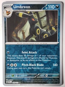 Tarjeta Pokémon REVERSE HOLO Umbreon 059/131 NM/M - Evoluciones Prismáticas - Imagen 1 de 2