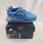 Nike Womens Air Max 720 University Blue Red Ar9293 401 Size W-7 M-5.5 Shoes Vg