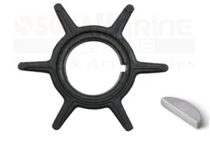 Impulsor de bomba de agua fueraborda Nissan Tohatsu 25 30 35 40 HP con llave 345-65021-0 - Imagen 1 de 4