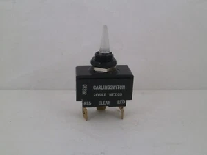 CARLING ILLUMINATED SWITCH 3 POSITION-MOMENTARY/OFF/STATIONARY 24 VOLT - Picture 1 of 4