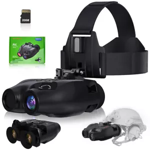 GTMEDIA N4 Night Vision Binoculars Head Mount Infrared Goggles HD Digital Video - Picture 1 of 23