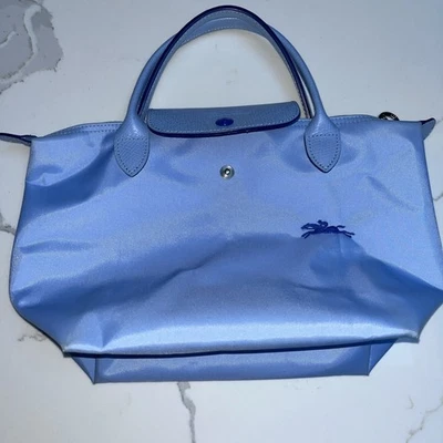 Longchamps baby blue womans handbag - Image 1 of 3