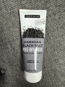 FREEMAN PEEL-OFF MASK Hawaiian Black Salt Pore Cleansing 6 oz - Picture 1 of 1