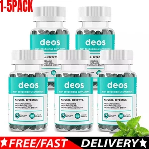 1-5er Pack DEOS internes Deodorant Nahrungsergänzungsmittel - Ganzkörper-Deodorierer USA - Bild 1 von 17