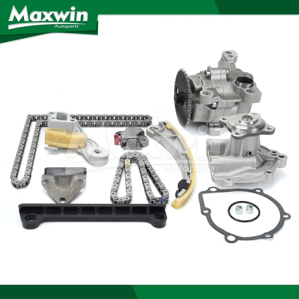 Timing Chain Kit Oil Water Pump Fit 96-09 Chevrolet Tracker Suzuki Esteem Vitara - Image 1 of 4