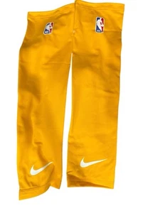 $15 Men's XL - Nike Elite NBA Basketball Arm Sleeves - YELLOW- CT3750-748 - NWT - Picture 1 of 4