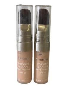 Neutrogena Mineral Sheers Liquid Makeup SPF 20, Natural Ivory # 20 (Pack of 2) - Picture 1 of 2