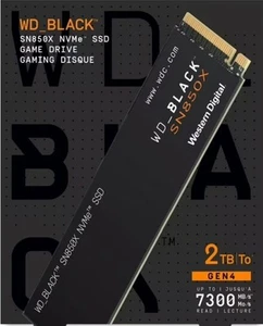WD Black SN850 2TB Internal SSD WDBAPY0020BNC-WRSN M.2 2280 NVMe PCIe Gen 4 x 4 - Afbeelding 1 van 1