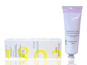Beekman 1802 "Midnight Milk" Nachtcreme Schlafmaske mit Bakuchiol 2,42 oz Neu - Bild 1 von 11