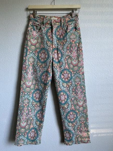 Motivo jeans dritto Mother Rambler zip caviglia sotto il tappeto retrò taglia 27 - Foto 1 di 15