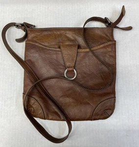 Jack George’s Voyager City Brown Full Grain Buffalo Leather Crossbody Bag Purse - Picture 1 of 11
