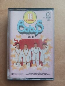 Los Baby's- 16 Exitos Vol.2 Cassette MUY BUENAS CONDICIONES Peerless 