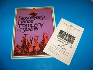 Krasnayarsk Dance Company Of Siberia programma vintage 1973-74 1° tour americano - Foto 1 di 10