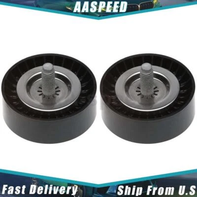 Accessory Drive Belt Idler Pulley Fits 2014 2015 2016 2017 Mitsubishi Lancer - Image 1 of 4