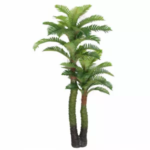 Palmera Rey Cocos Palma Planta Artificial Planta Artificial 140cm Decovego - Imagen 1 de 7