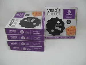 NEW - Lot of (5) Veggie Bullet Udon Noodle Blade Spiralize in Seconds 5mm Blade - Picture 1 of 6