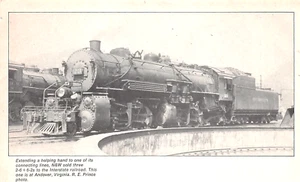 Sold N&W 2-6+6-2 To Interstate Railroad Andover Virginia Vtg Magazine Excerpt - Picture 1 of 1