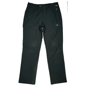 Pantalón hombre Salewa cargo senderismo trekking aire libre Softshell 52 XL W36 L33 negro - Imagen 1 de 5