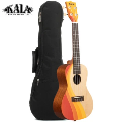 Kala Surf Series Swell Retro Inspired Concert Mahogany Ukulele with Gig Bag - Image 1 of 4