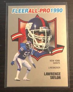 1990 Fleer LAWRENCE TAYLOR All-Pro Insert #14 Giants - Picture 1 of 2