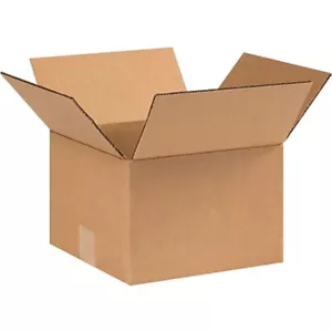75 - 9 x 8 x 6 Corrugated Shipping Boxes Storage Cartons Moving Packing Box - Picture 1 of 2