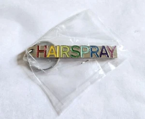 VINTAGE 2007 HAIRSPRAY MOVIE PROMO KEYCHAIN - JOHN TRAVOLTA WATERS MUSICAL FILM - Picture 1 of 2