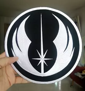 Jedi crest Jedi order emblem star wars symbols Embroidered Iron-On Sew-on patch - Picture 1 of 6