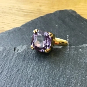 Labor Alexandrit Ring - Eleganter Ring - Kissen Schnitt Alexandrit - Farbwechsel Ring - Bild 1 von 4
