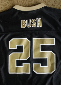 REGGIE BUSH 25 New Orleans Saints black jersey boys XL NFL Team Apparel - Picture 1 of 2