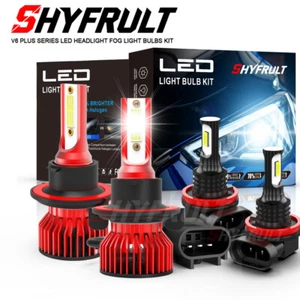 For Mini Cooper 2009 2010-2017 6000K LED Headlight+Fog Light Combo 4X Bulbs Kit - Picture 1 of 19