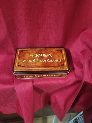 1997 HERSHEY'S CARAMELS MILLENNIUM SERIES CANISTER #1 "CRYSTAL A TIN" 1886-1900 - Image 1 of 4