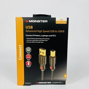 Monster Cable USB 3.0 Advanced High Speed Data Ethernet Cable 12 ft/3.65M - Picture 1 of 7