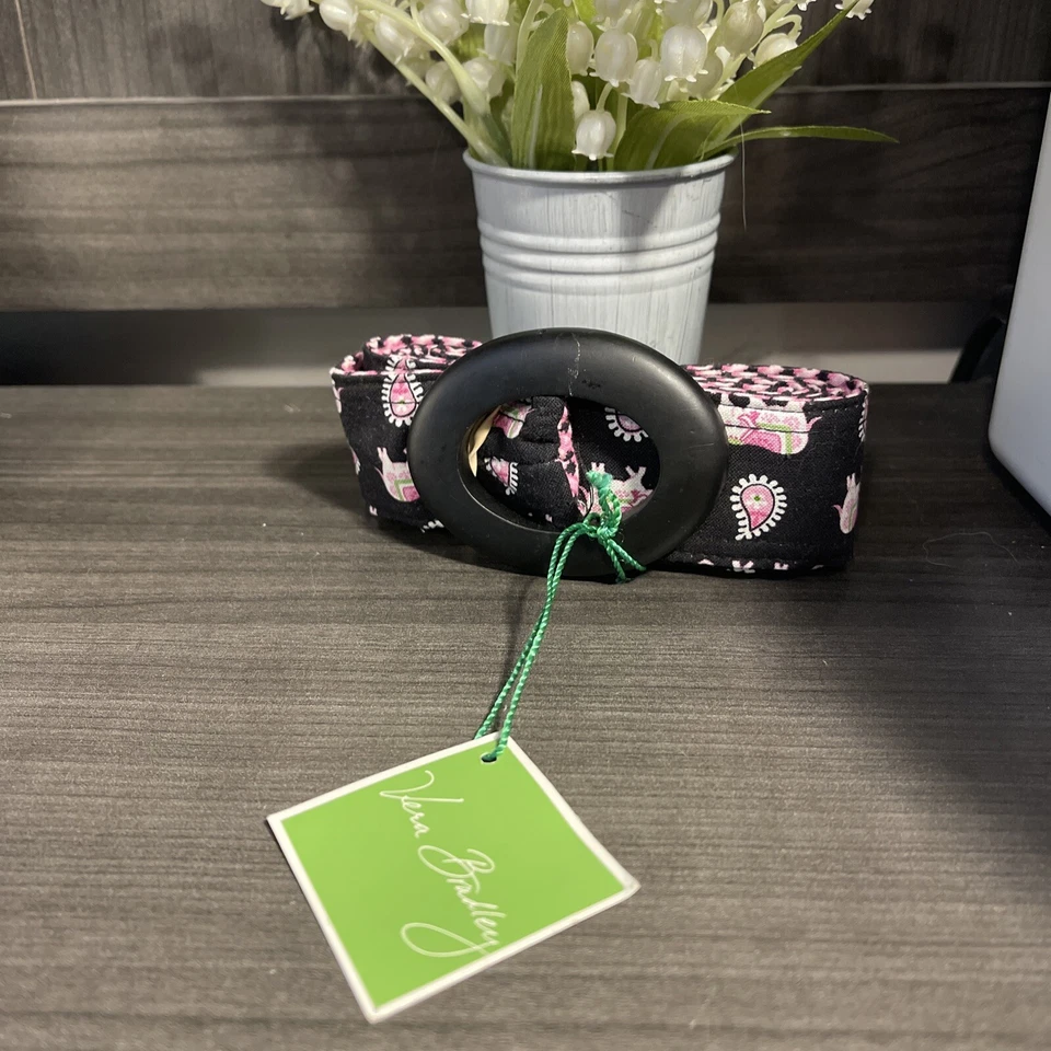 VERA BRADLEY NUEVO CON ETIQUETAS Nuevo Cinturón Elefante Rosa Reversible Edición Limitada Foto 1 de 1