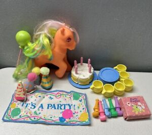 G1 My Little Pony Party Time Birthday With Decorations Cake Cups Fast Shipping