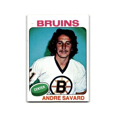 1975 Topps Andre Savard Boston Bruins #155 - Image 1 of 3