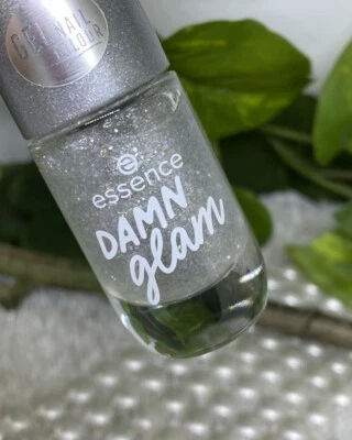 essence Gel Nail Colour Nagellack 02 DAMN glam silber glitzer 8ml *neu* - Bild 1 von 3