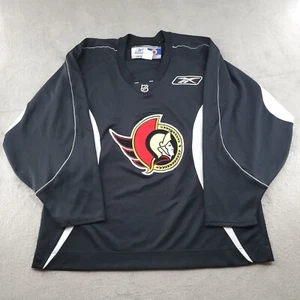 Vintage Ottawa Senators Jersey Mens XL Black NHL Hockey Throwback Team Shirt - Picture 1 of 13