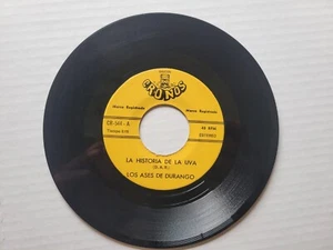 LOS ASES de DURANGO - La Historia De La Uva / Tijereando 1982 LATIN MEXICO 7" - Imagen 1 de 2