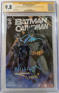 Batman/Catwoman #1 ~ Bird City y variante 616 ~ CGC 9.8 SS 3X Jim Lee ¡¡y más!!! - Imagen 1 de 6