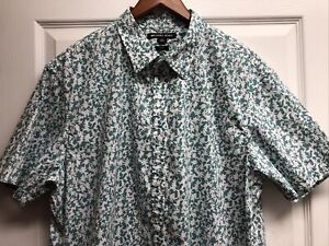 Michael Kors XXL Men’s Slim Fit Shirt Sleeve Button Down Printed