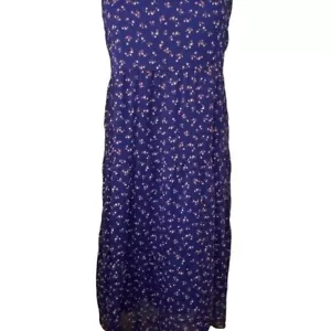 Halogen floral, tiered, chiffon, maxi dress blue purple size XXL NWT - Picture 1 of 15