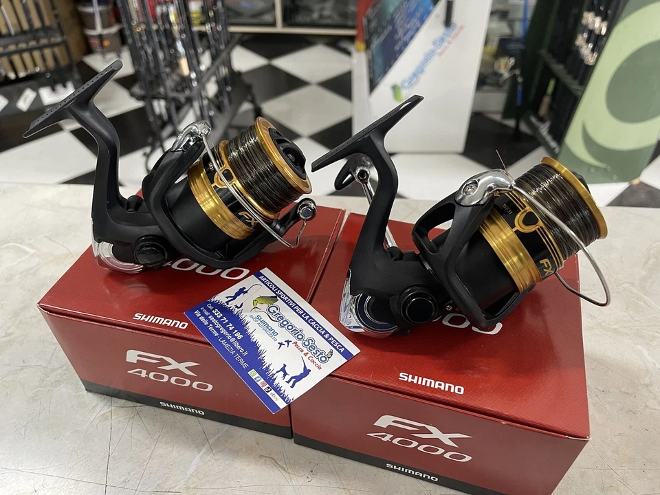 COPPIA DI SHIMANO FX 4000 GIÀ IMBOBINATI  - Immagine 1 di 3