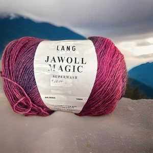 Lang Jawoll Magic Fingers Sockengarn ~ P lila und rosa 100g 75% Wolle - Bild 1 von 10