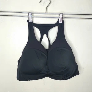 Sujetador deportivo Nike de alto impacto talla grande para mujer negro gancho ojo cierre trasero - Imagen 1 de 8